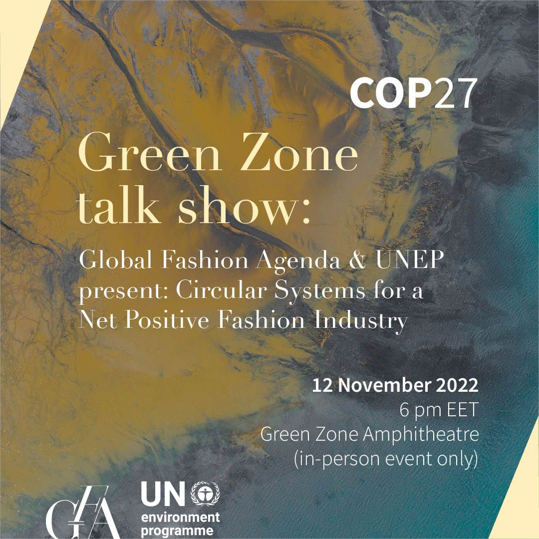 COP27: Alliances for a New Era: On Decarbonising the Fashion Value Chain in Alignment with the 1.5-degree Pathway